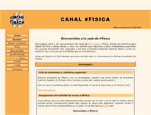Tablet Screenshot of canalfisica.lawebdefisica.com